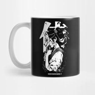 Cyberpunk Geisha Girl Samurai Warrior Anime Streetwear Mug